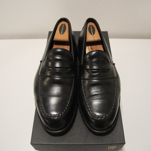 Allen Edmonds SFO Black Leather Slip-on Loafers main image 5